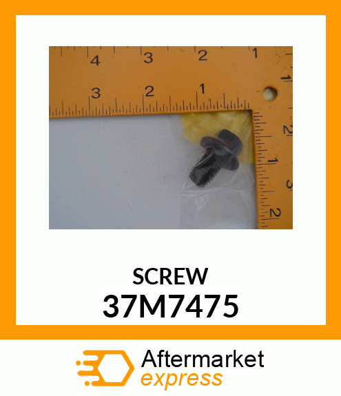 SCREW, SLFTPG, METRIC THD, HEX WSHR 37M7475