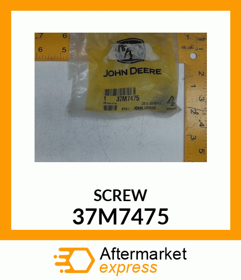 SCREW, SLFTPG, METRIC THD, HEX WSHR 37M7475