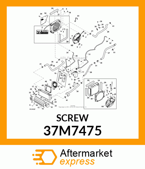 SCREW, SLFTPG, METRIC THD, HEX WSHR 37M7475