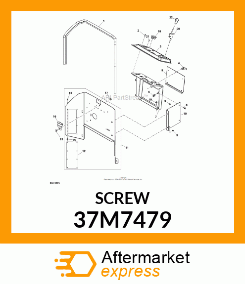 SCREW, SLFTPG, SPD THD, CR PAN HD 37M7479