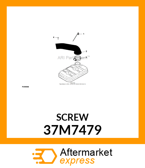 SCREW, SLFTPG, SPD THD, CR PAN HD 37M7479