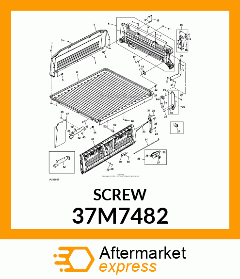 SCREW, SLFTPG, SPD THD, CR PAN HD 37M7482