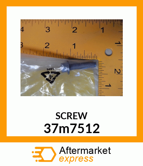 SCREW, SLFTPG, METRIC THD, HEX WSHR 37m7512