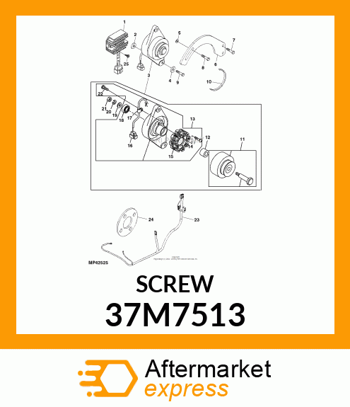 SCREW, SLFTPG, METRIC THD, HEX WSHR 37M7513