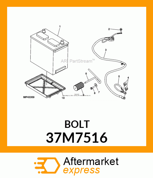 SCREW, SLFTPG, METRIC THD, HEX WSHR 37M7516