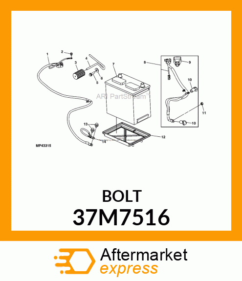 SCREW, SLFTPG, METRIC THD, HEX WSHR 37M7516