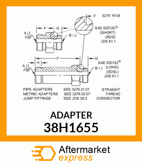 ADAPTER,O 38H1655