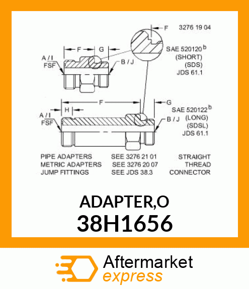 ADAPTER,O 38H1656