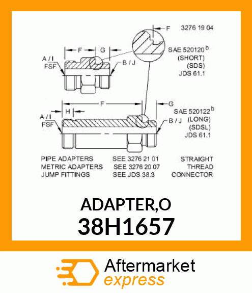 ADAPTER,O 38H1657