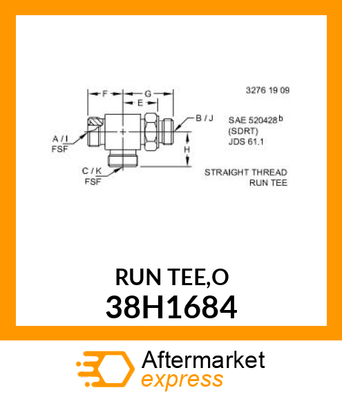 RUN TEE,O 38H1684