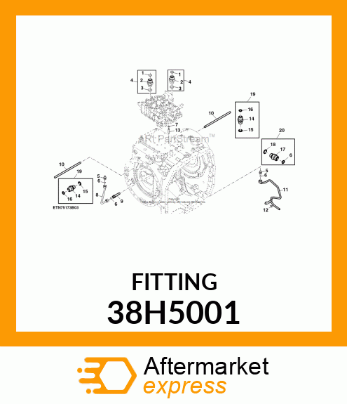 STUD STRAIGHT (SDS), ORFS 38H5001