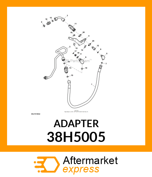 STUD STRAIGHT (SDS), ORFS 38H5005