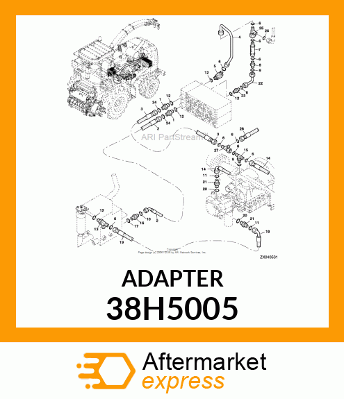 STUD STRAIGHT (SDS), ORFS 38H5005