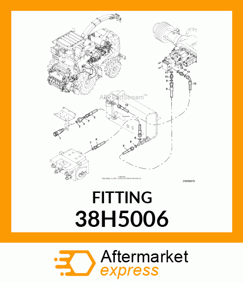 STUD STRAIGHT (SDS), ORFS 38H5006