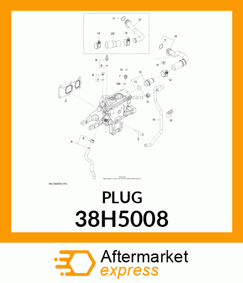 STUD STRAIGHT (SDS), ORFS 38H5008