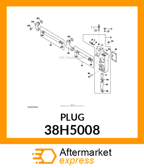 STUD STRAIGHT (SDS), ORFS 38H5008