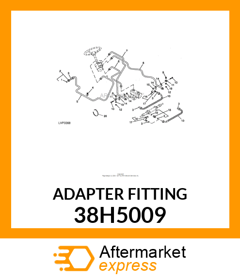 STUD STRAIGHT (SDS), ORFS 38H5009