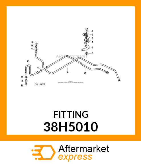 STUD STRAIGHT (SDS), ORFS 38H5010