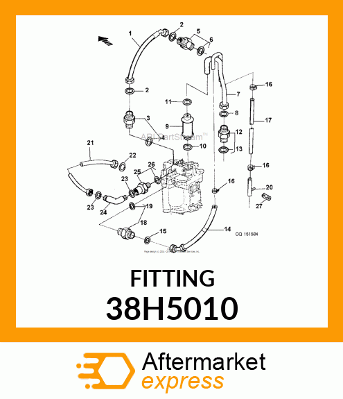 STUD STRAIGHT (SDS), ORFS 38H5010