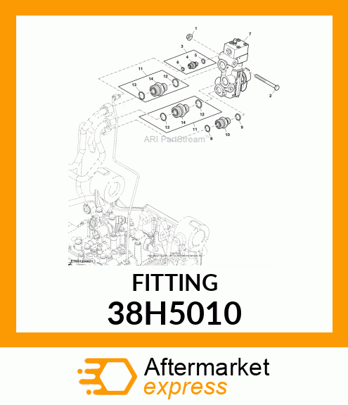 STUD STRAIGHT (SDS), ORFS 38H5010