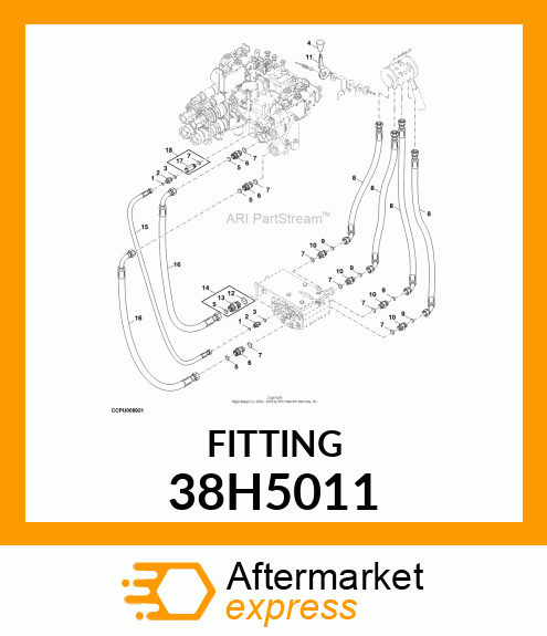 STUD STRAIGHT (SDS), ORFS 38H5011