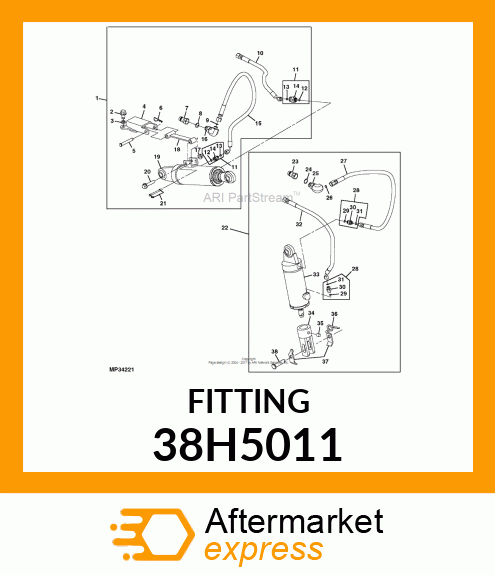 STUD STRAIGHT (SDS), ORFS 38H5011