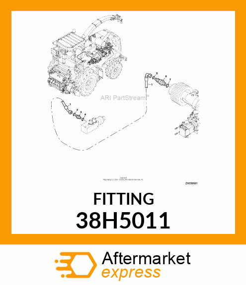 STUD STRAIGHT (SDS), ORFS 38H5011