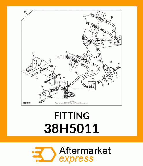 STUD STRAIGHT (SDS), ORFS 38H5011