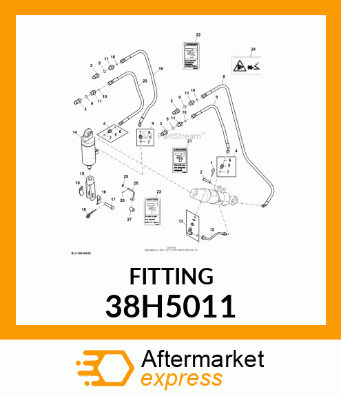 STUD STRAIGHT (SDS), ORFS 38H5011