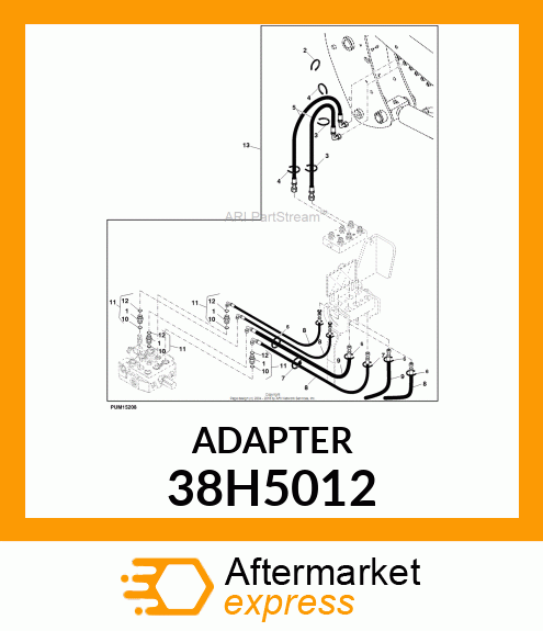 STUD STRAIGHT (SDS), ORFS 38H5012