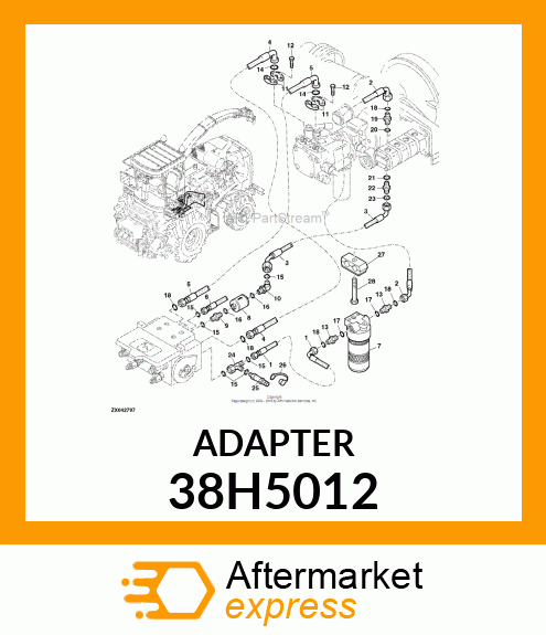 STUD STRAIGHT (SDS), ORFS 38H5012