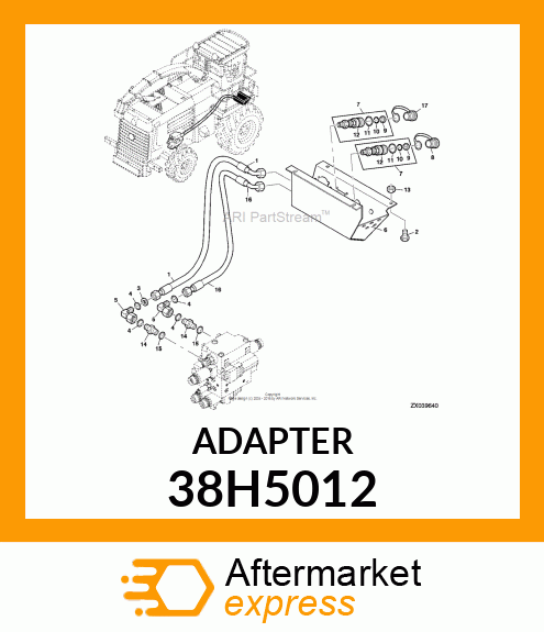 STUD STRAIGHT (SDS), ORFS 38H5012