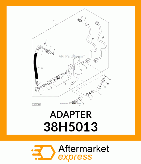 STUD STRAIGHT (SDS), ORFS 38H5013