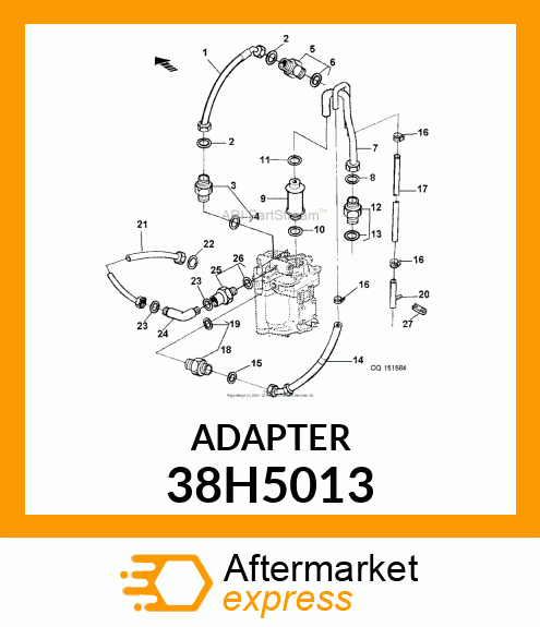 STUD STRAIGHT (SDS), ORFS 38H5013