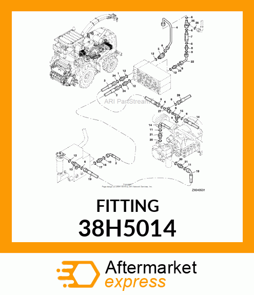 STUD STRAIGHT (SDS), ORFS 38H5014