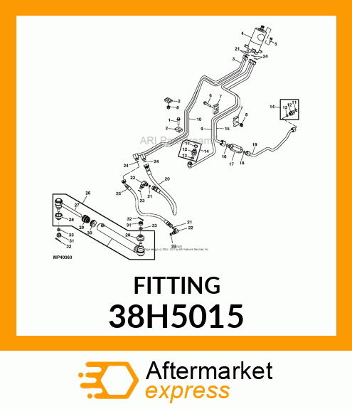 ADJ STUD ELBOW (SDE), ORFS 38H5015