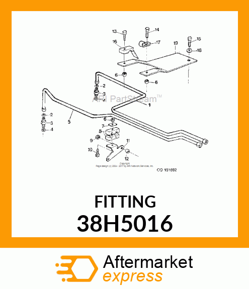 ADJ STUD ELBOW (SDE), ORFS 38H5016