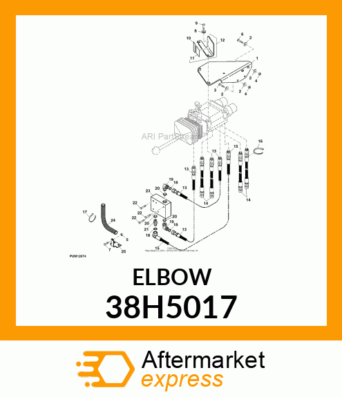 ADJ STUD ELBOW (SDE), ORFS 38H5017