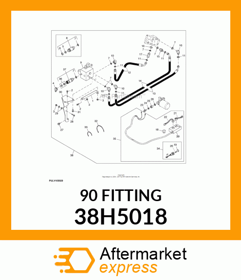 ADJ STUD ELBOW (SDE), ORFS 38H5018