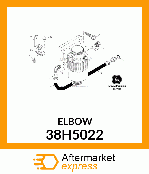 ADJ STUD ELBOW (SDE), ORFS 38H5022