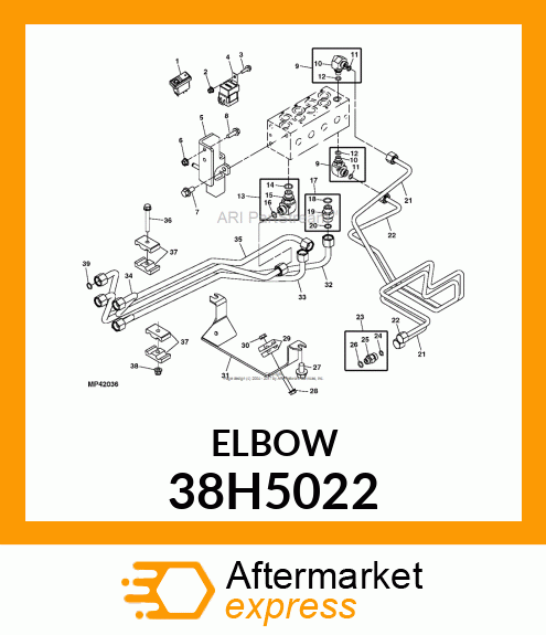 ADJ STUD ELBOW (SDE), ORFS 38H5022