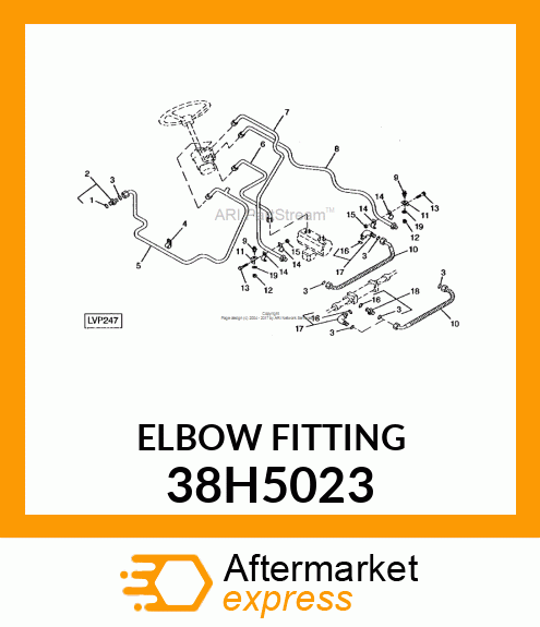 ADJ STUD ELBOW (SDE), ORFS 38H5023