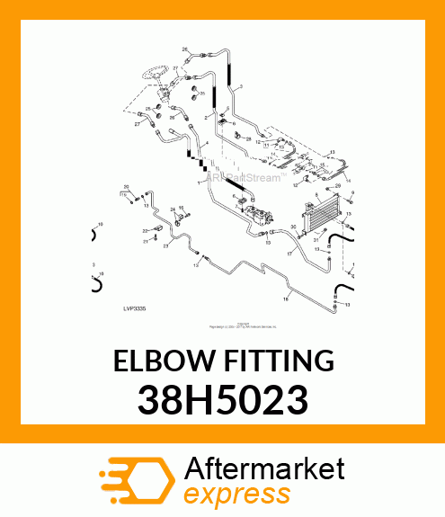 ADJ STUD ELBOW (SDE), ORFS 38H5023