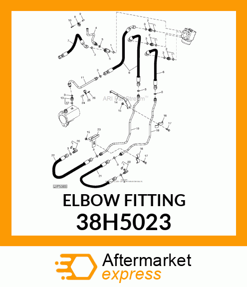 ADJ STUD ELBOW (SDE), ORFS 38H5023