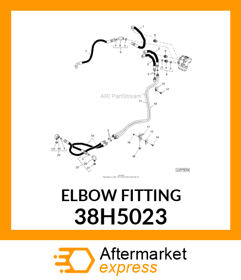 ADJ STUD ELBOW (SDE), ORFS 38H5023