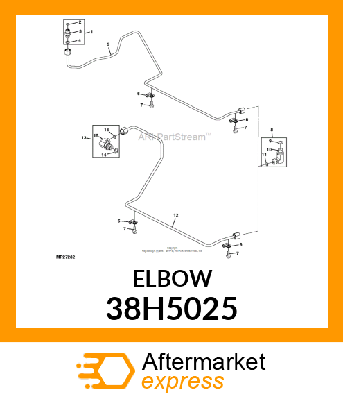 ADJ STUD ELBOW (SDE), ORFS 38H5025