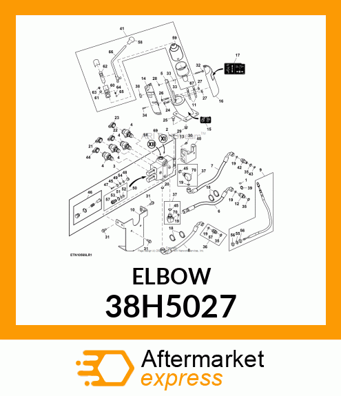 ADJ STUD ELBOW (SDE), ORFS 38H5027