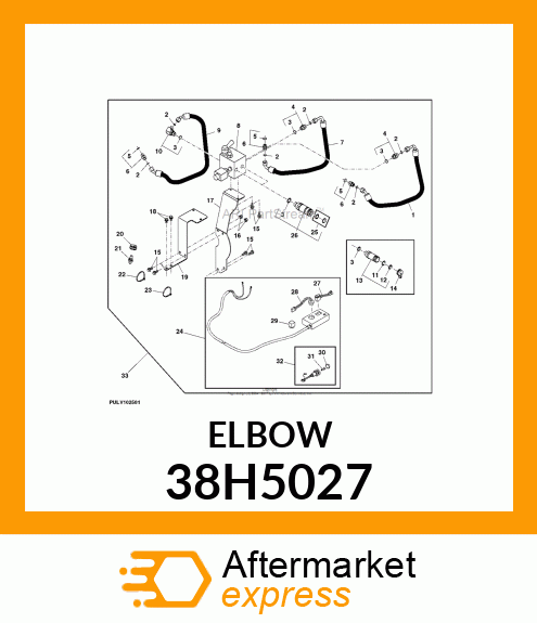 ADJ STUD ELBOW (SDE), ORFS 38H5027