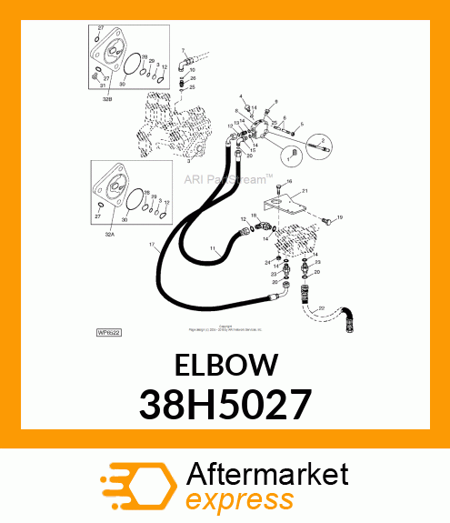 ADJ STUD ELBOW (SDE), ORFS 38H5027