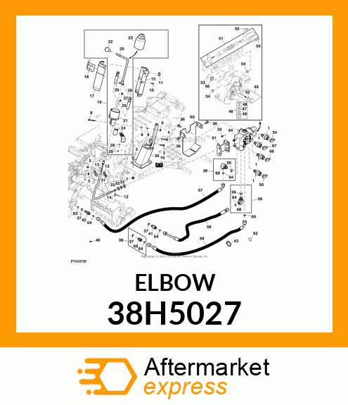 ADJ STUD ELBOW (SDE), ORFS 38H5027